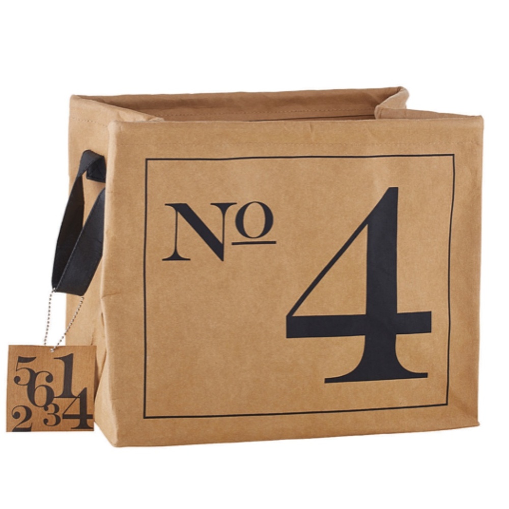 SANTA  BARBARA DESIGN:  NO 4 Washable Sturdy Storage Tote / Shopper / Organizer